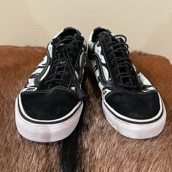 Vans Old Skool \'Alien Ghosts VN0A4BV5TB1 Rare GLOW IN THE‎ DARK! main image 8